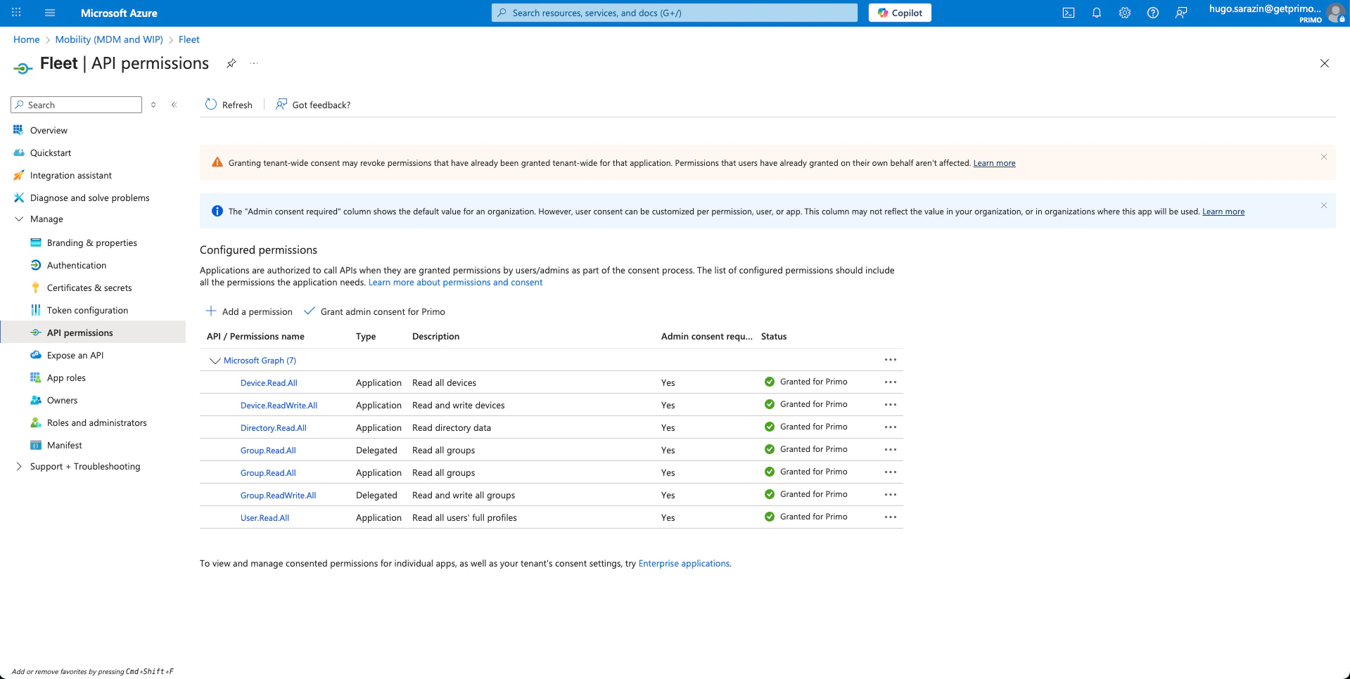 Capture d'écran : 2. Création de l'application FleetDM