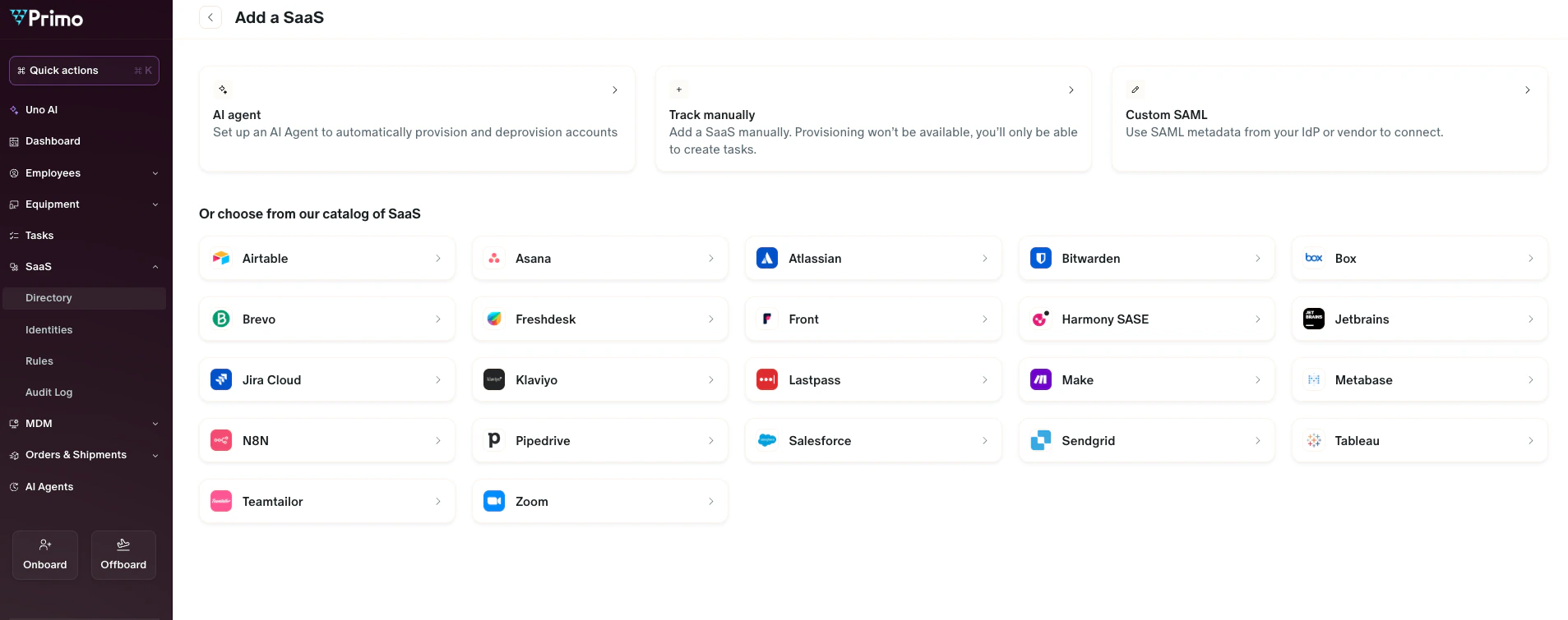 Screenshot: Zugriff auf den Apps-Katalog