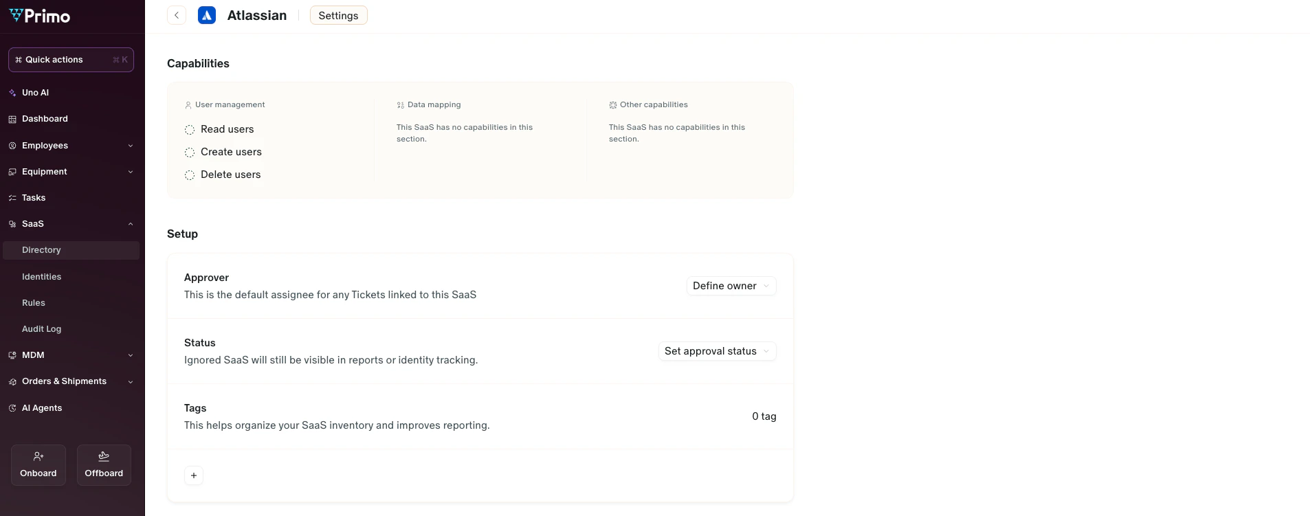 Screenshot: Anwendung auswählen und konfigurieren