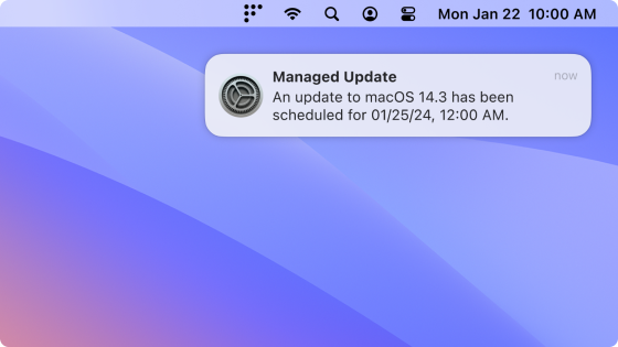Screenshot: macOS 14 and above