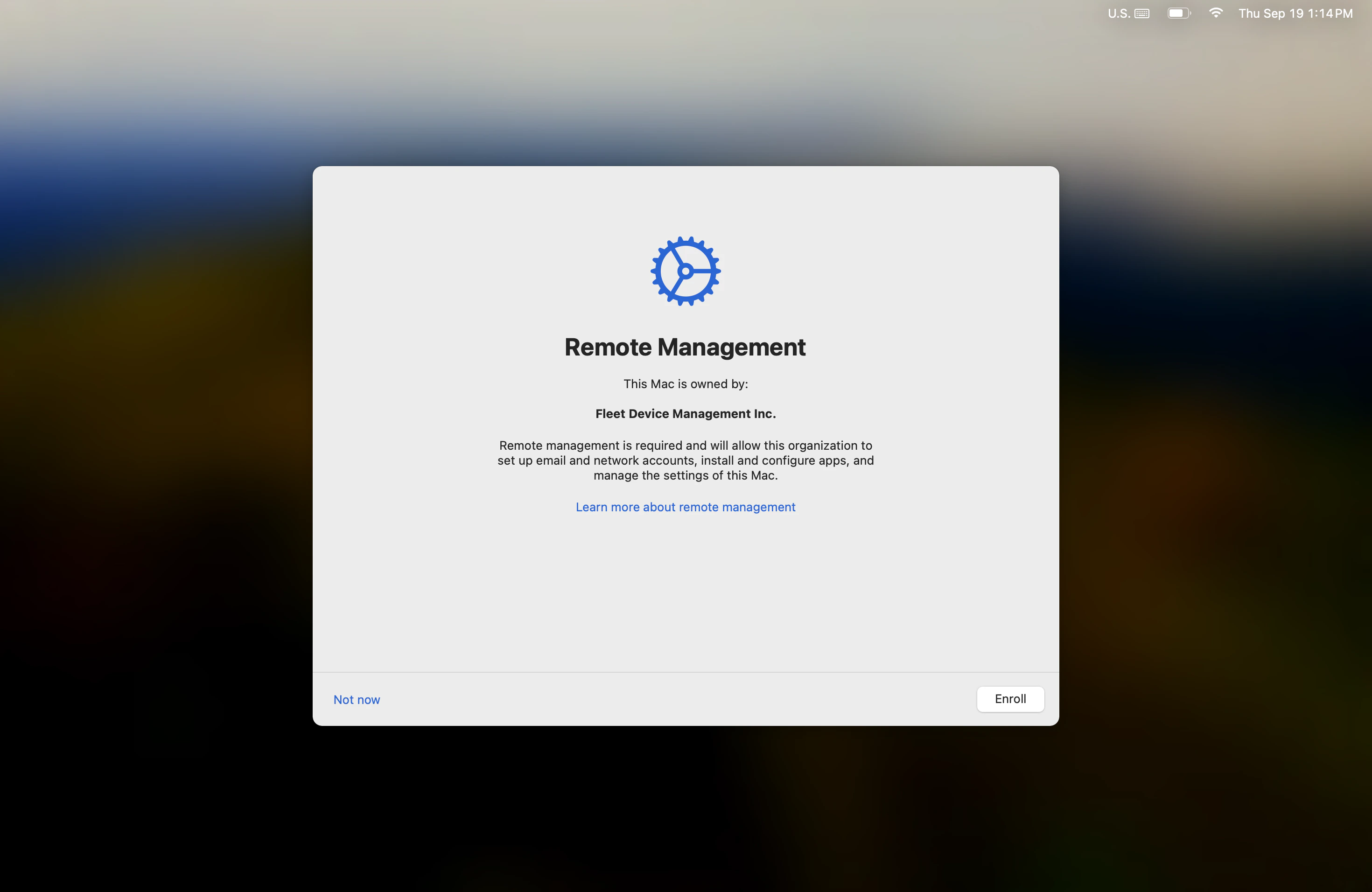 Captura de pantalla: 1️⃣ Dispositivos supervisados (registrados en tu ABM)