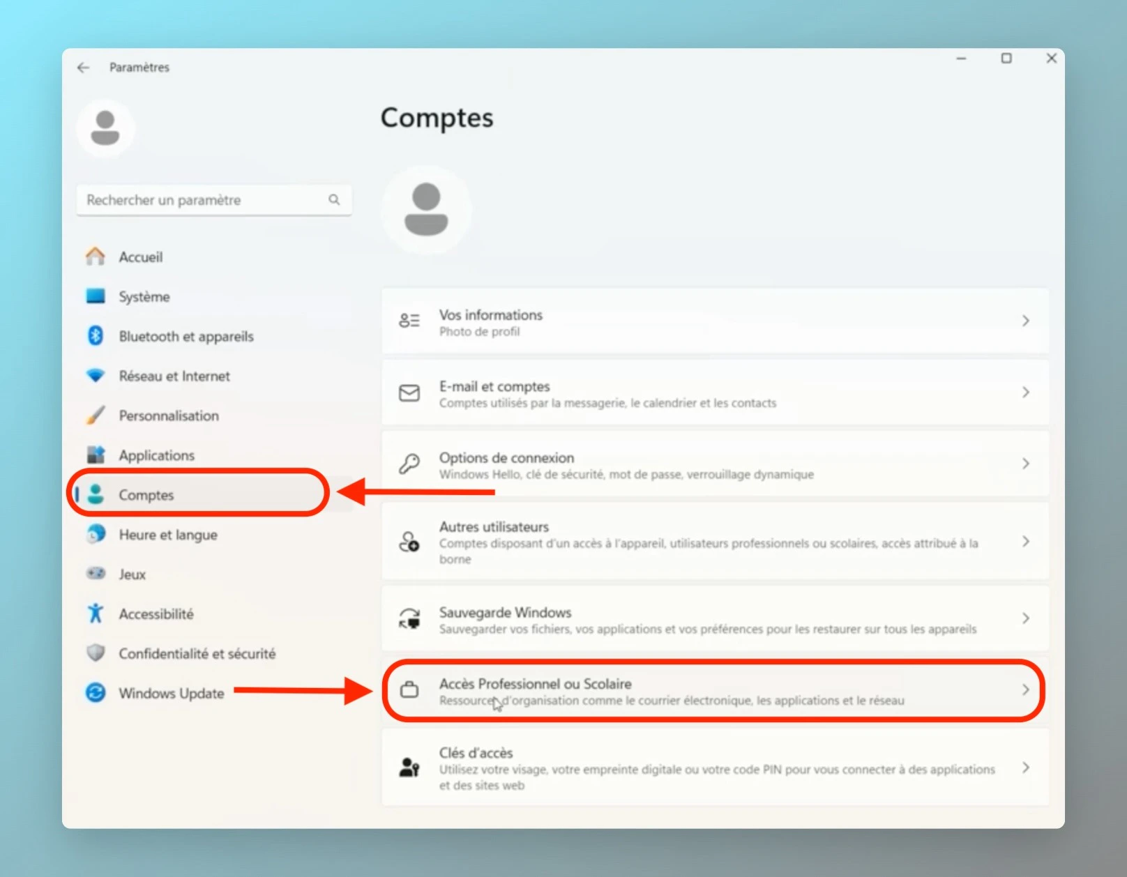 Screenshot: Uninstalling on Windows