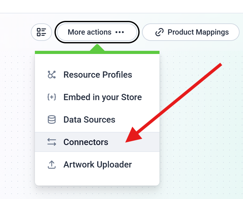 More Actions Menu