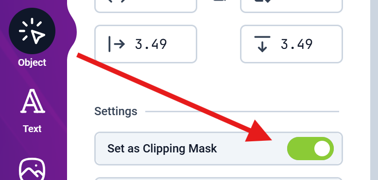 Enable Clipping Mask