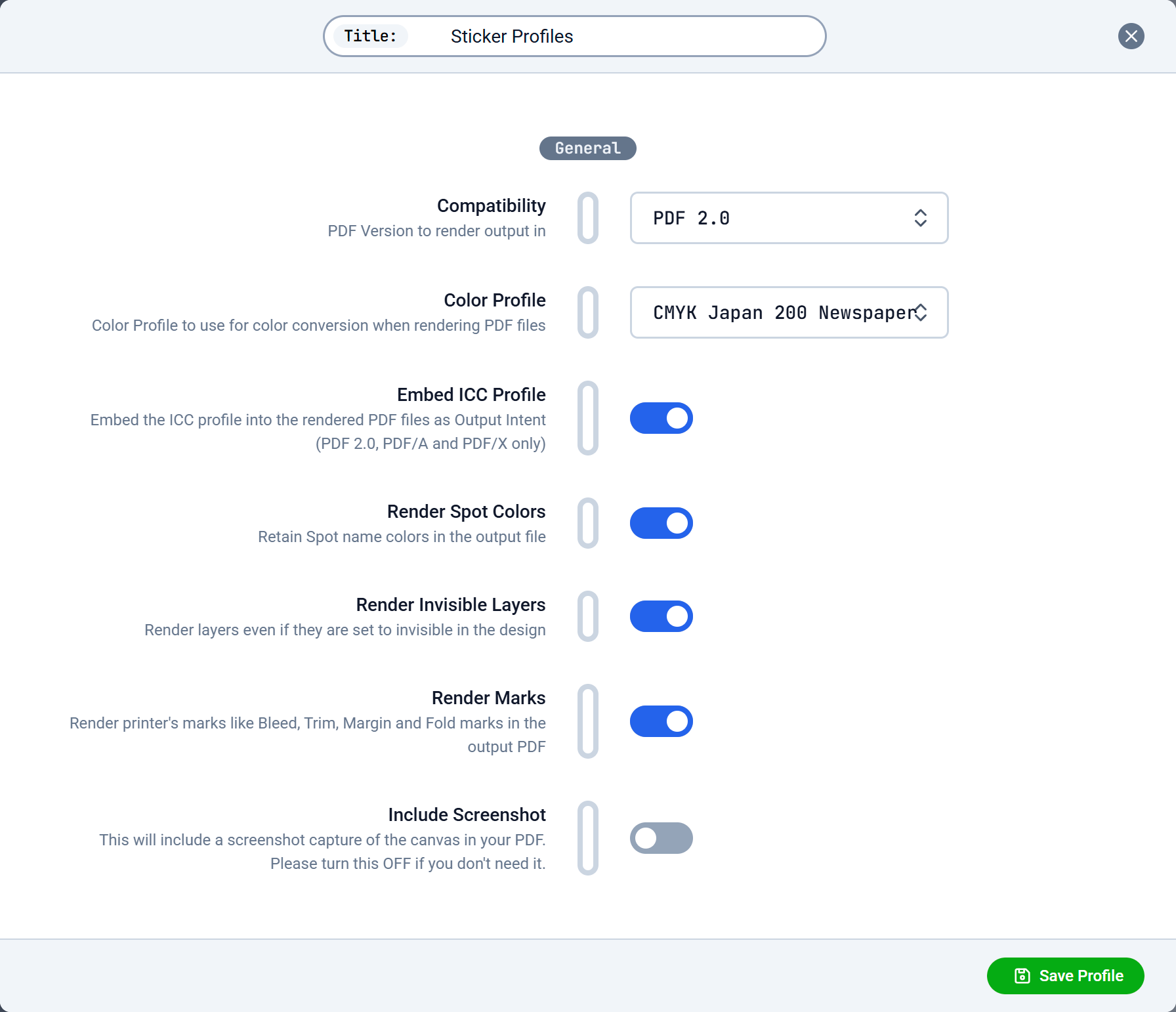 PDF Output Profiles - Print.App Documentation