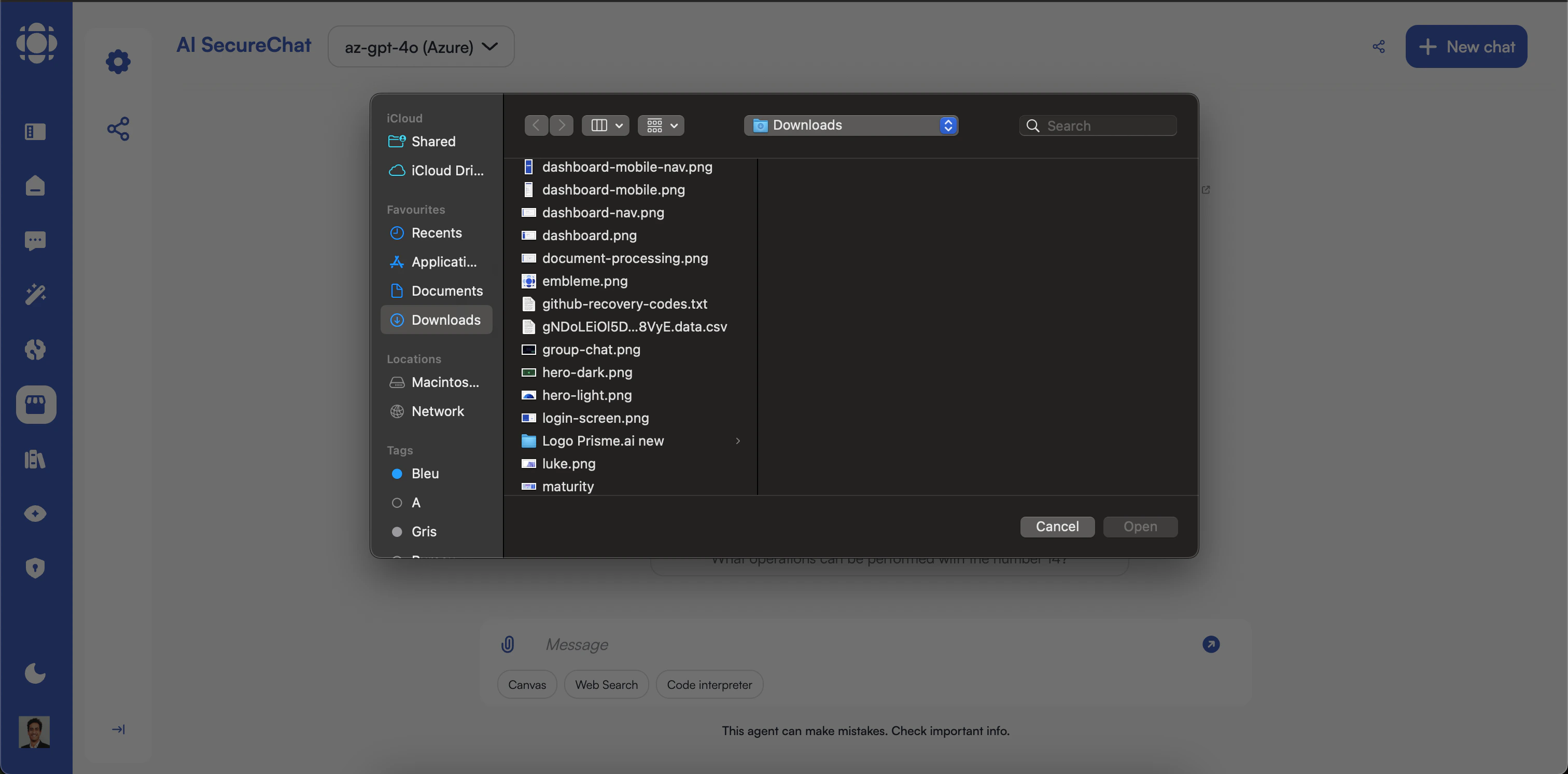 Uploading a Document
