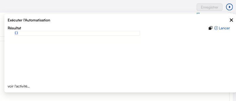 Automation Run Result