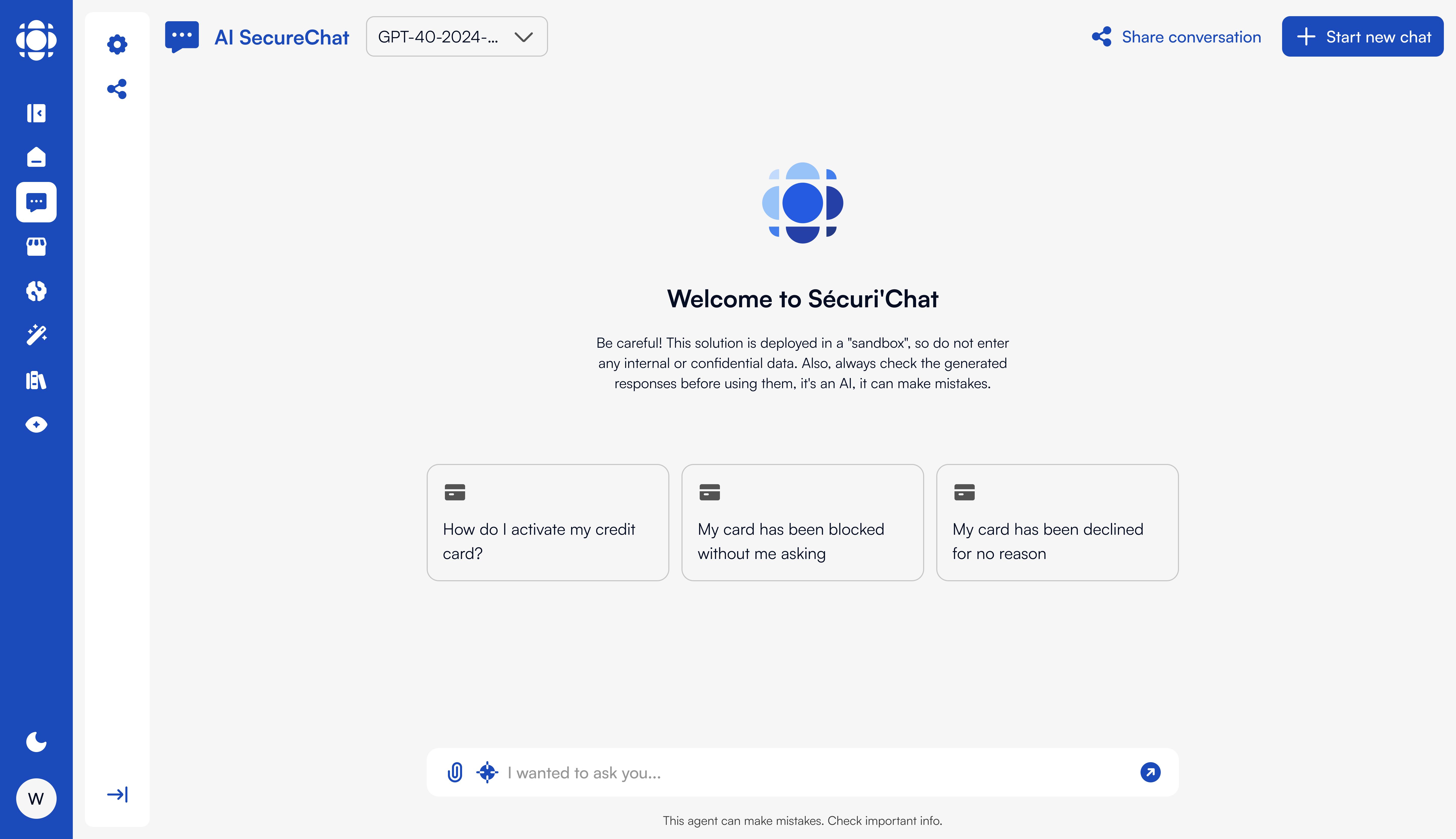 SecureChat Agent Configuration