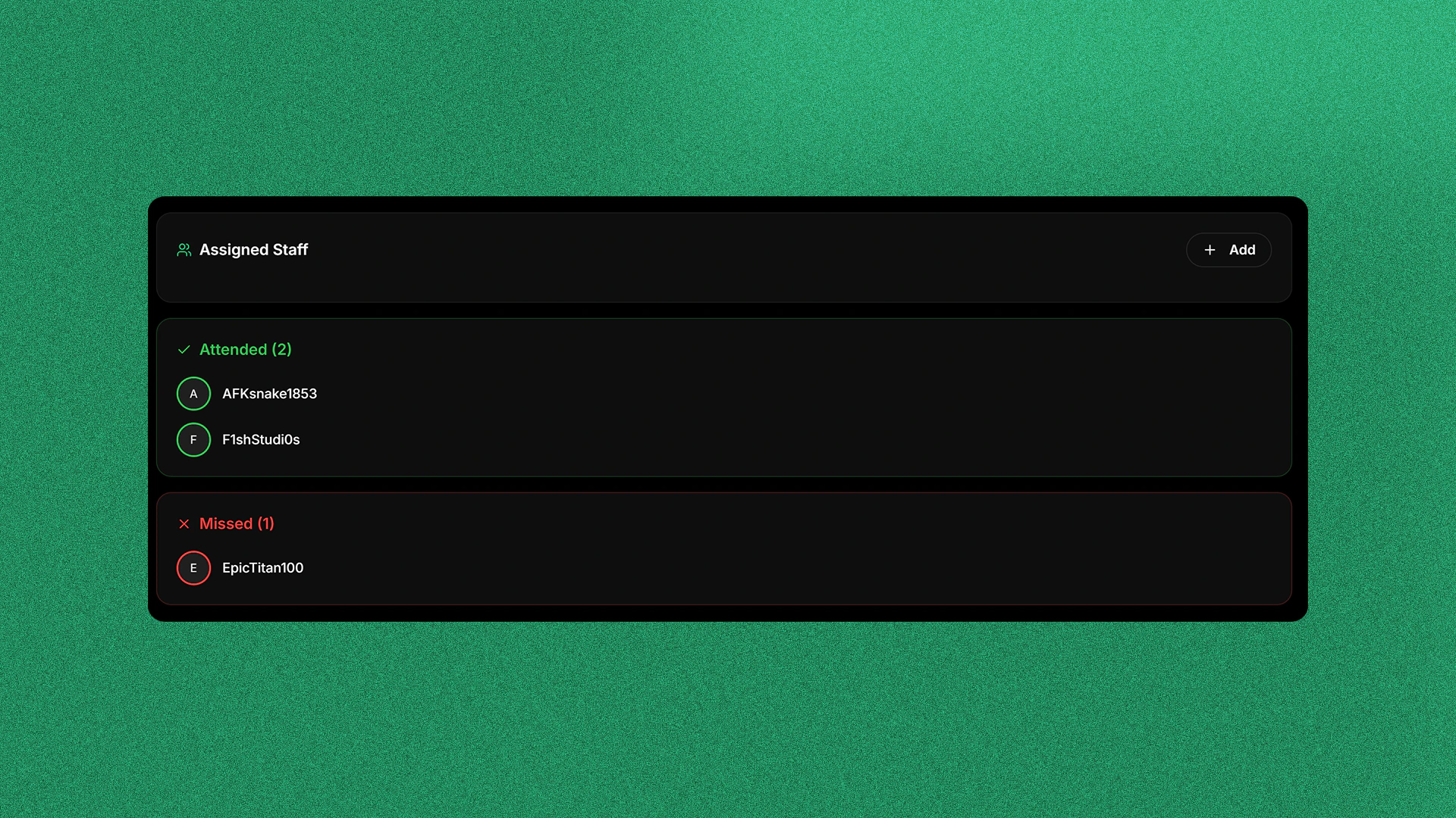 Taking Attendance Middle Image