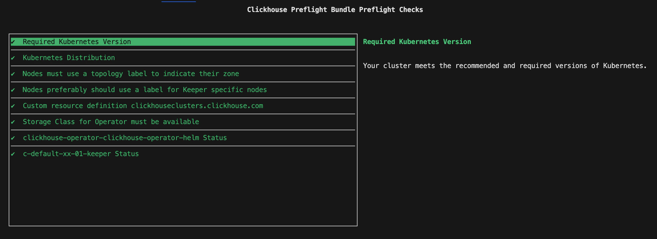 Preflight Example