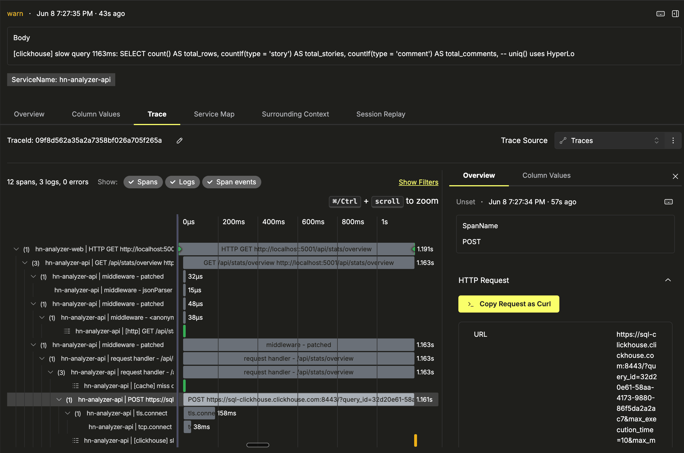 ClickStack Traces