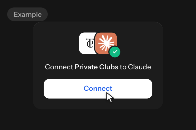 Step 3 on the setup page: connect it