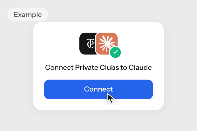 Step 3 on the setup page: connect it