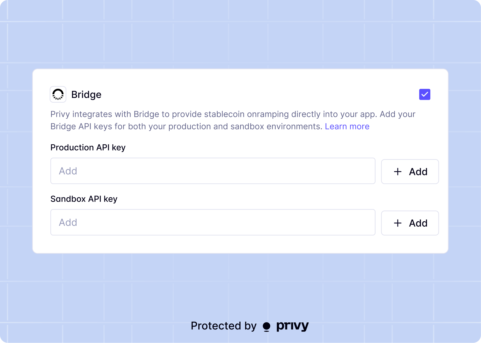 Bridge Configuration
