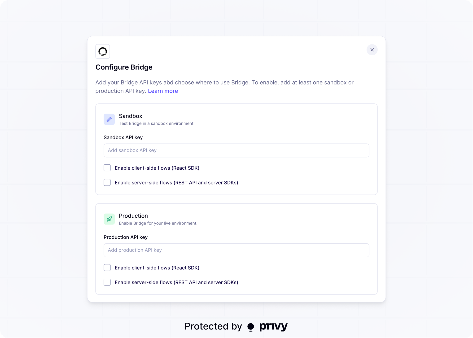 Configure Bridge