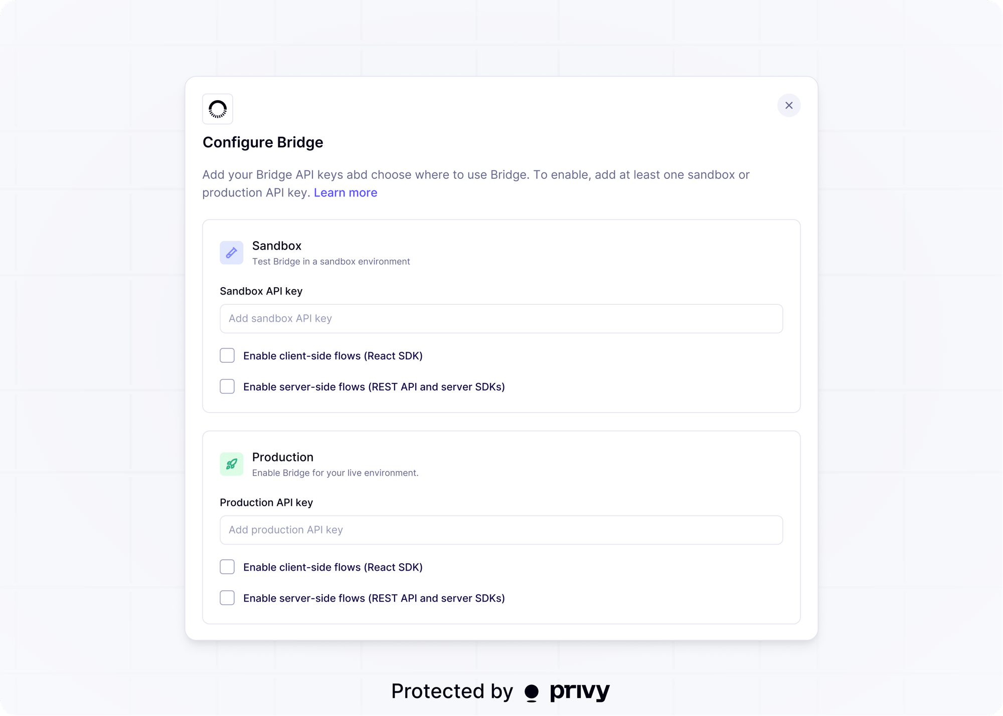 Configure Bridge