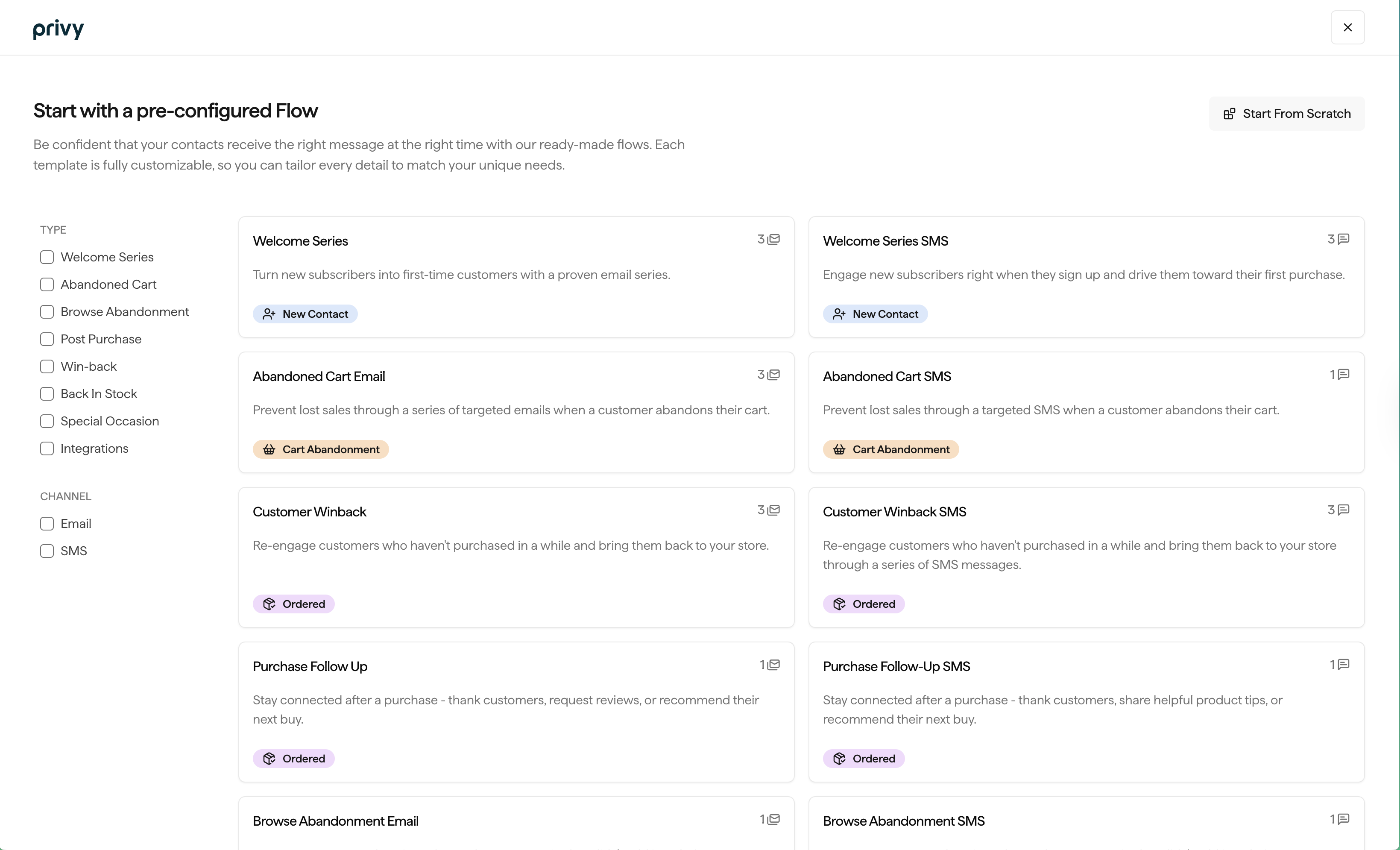 Create a Flow - Privy Knowledge Base