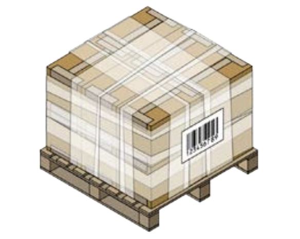 Single SSCC on pallet