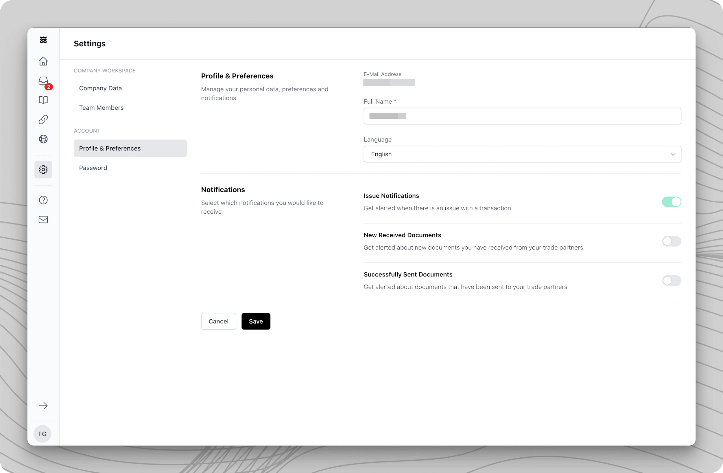 Manage Profile & Preferences - Procuros
