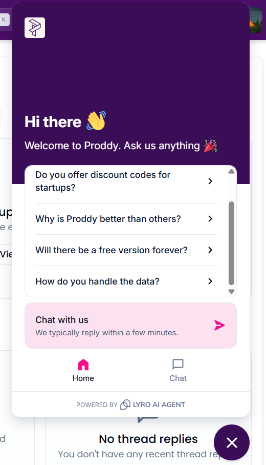 Profile section in Account Settings