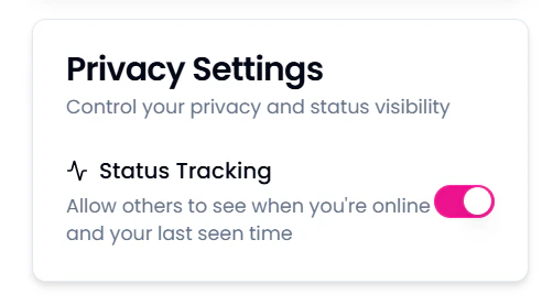 Profile section in Account Settings