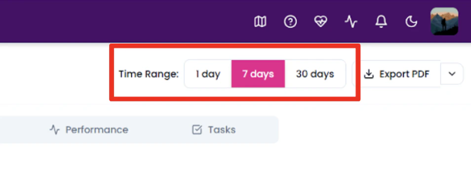Profile section in Account Settings