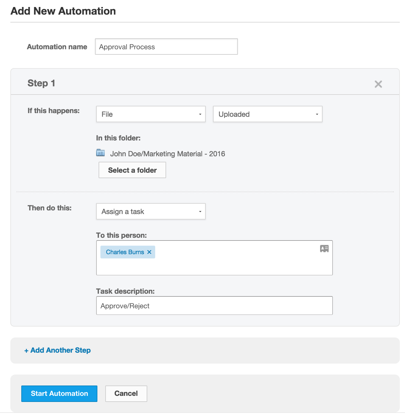 Creating Automated Processes