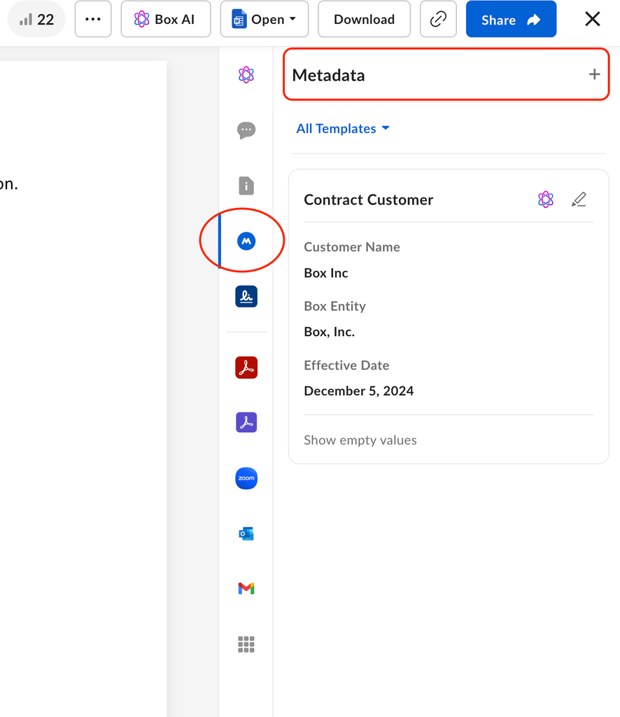 Using Metadata