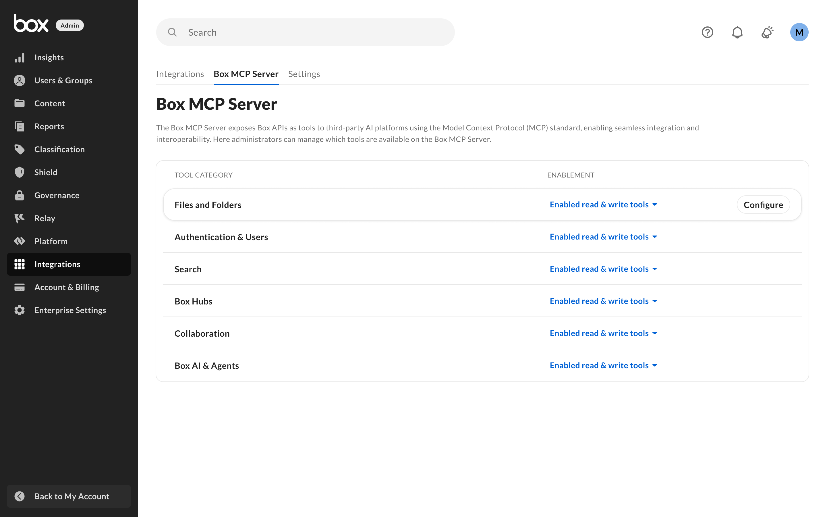 Box MCPサーバーのツールアクセスを管理する