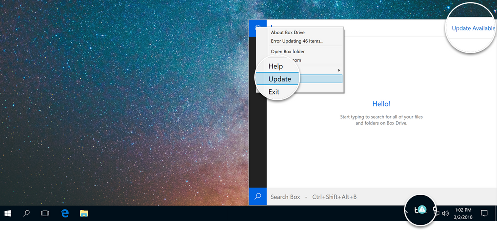 Installing and Updating Box Drive