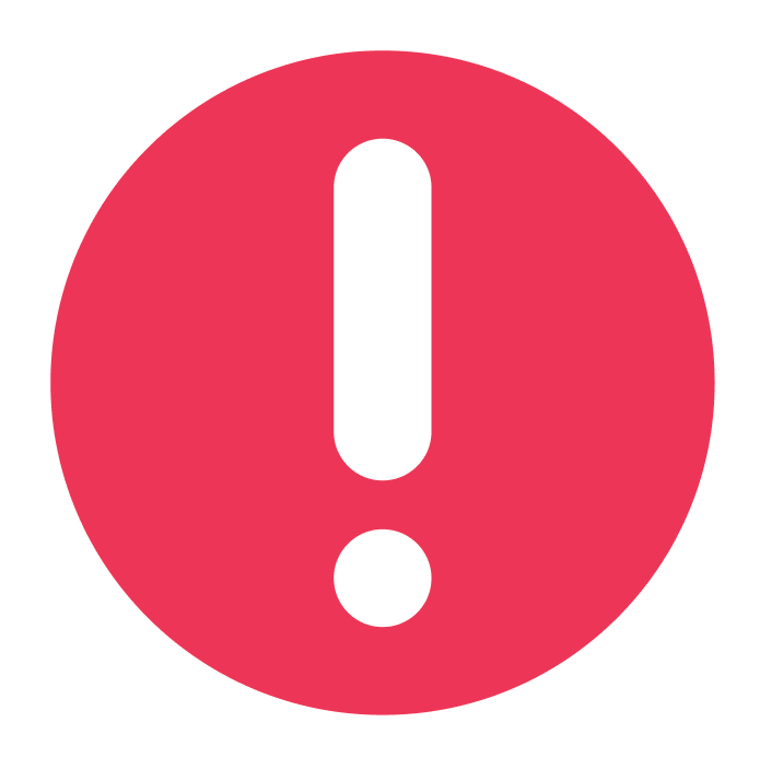Red exclamation mark icon indicating a problematic Box Drive item on Windows.