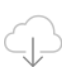 Grey cloud icon with a downward arrow, indicating download or make available offline.