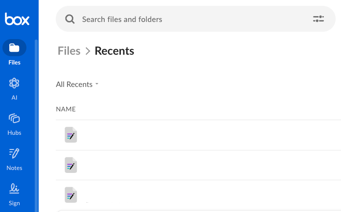 Recents In Using Recents