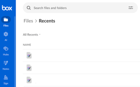 Recent Follow Box Using Recents