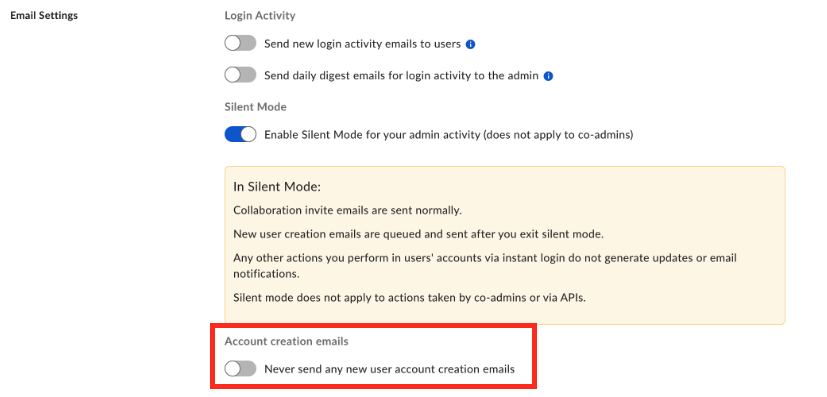 supress-sso-account-creation-emails