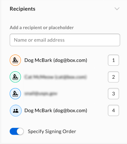 Box Sign Shared with Me tab with Acme Invoice.pdf menu open showing Send Reminder, Download, and Revise Request.