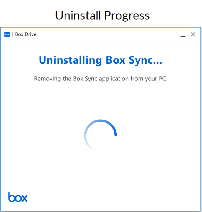 Uninstalling Box Sync Using Box Drive