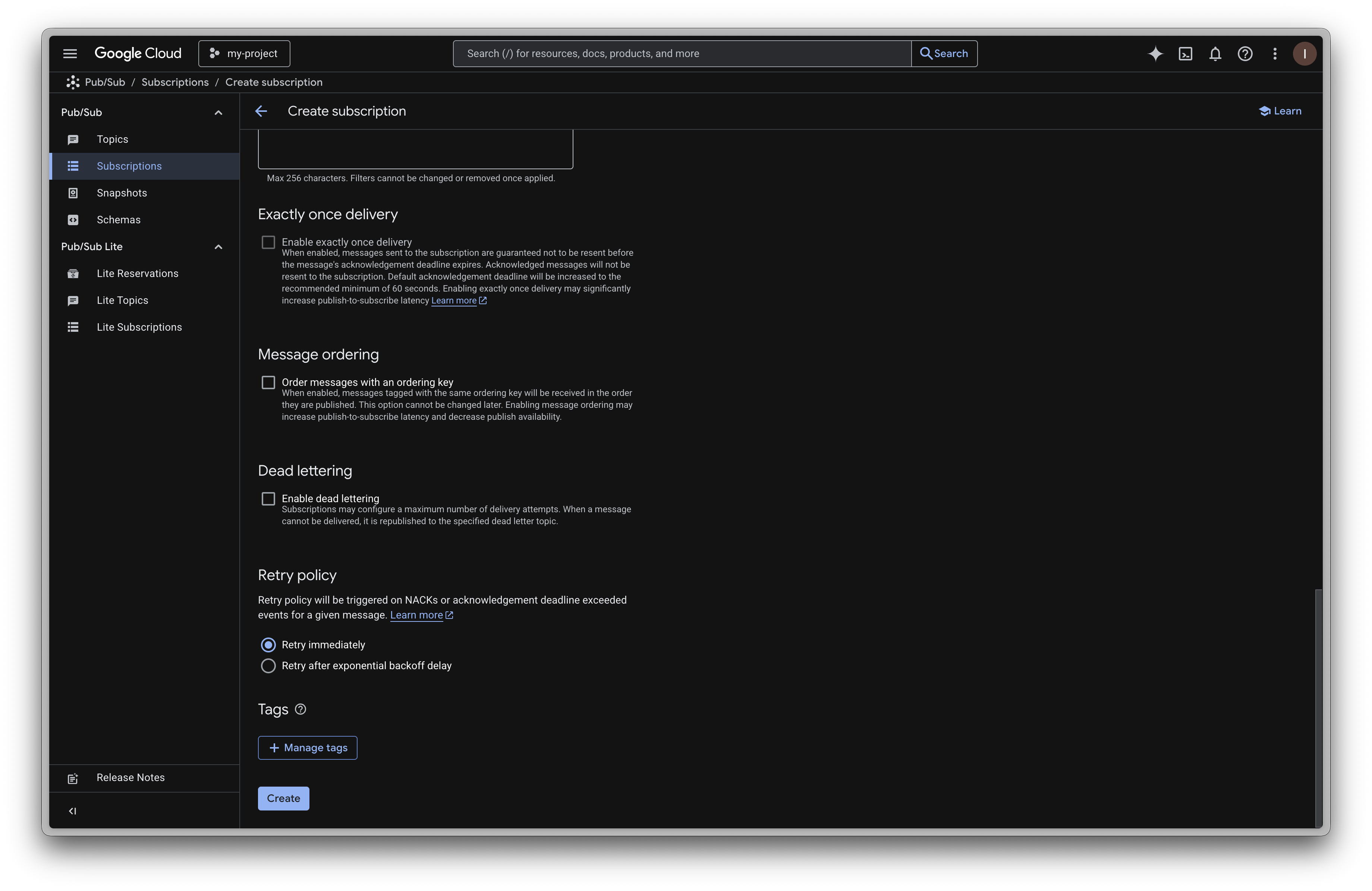 Additional configurations