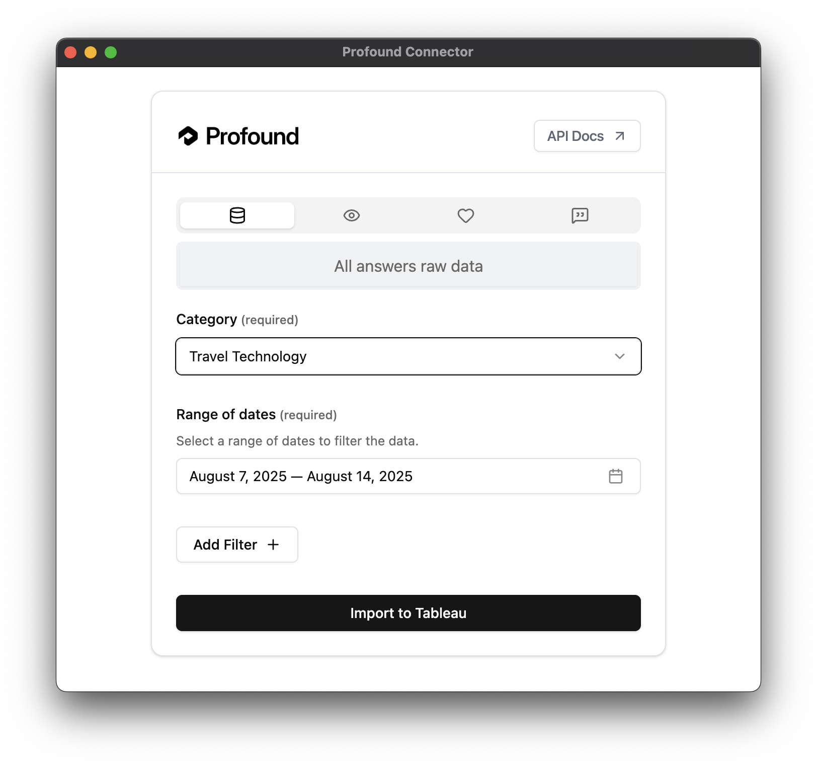 Select Data Source