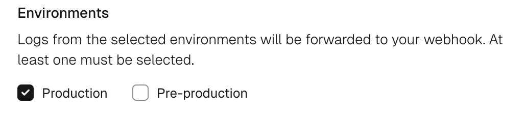 Select Environments