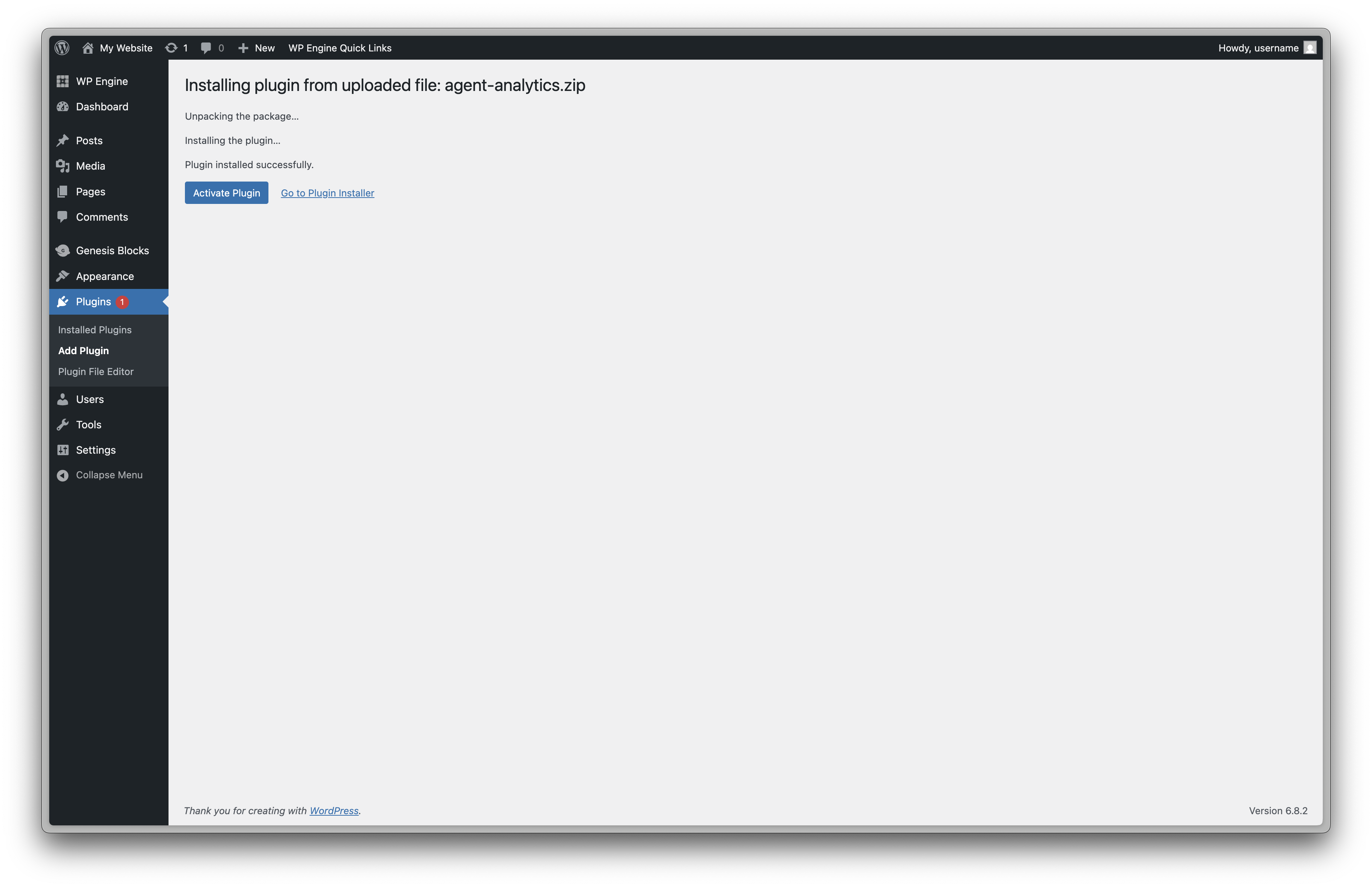 Activate Plugin