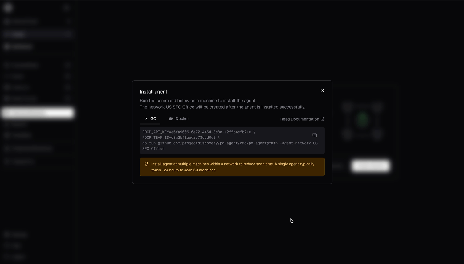 Complete pd-agent Setup: Create Network, Install Agent, and Verify Connection