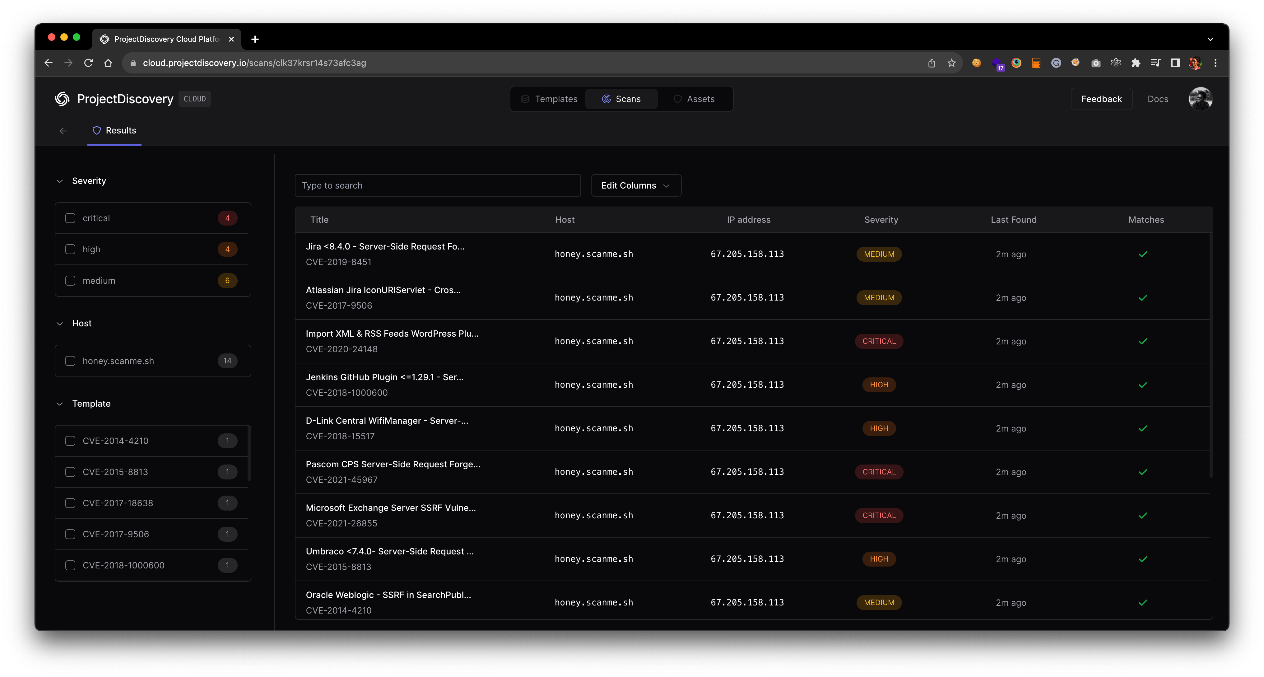 PDCP Result Dashboard