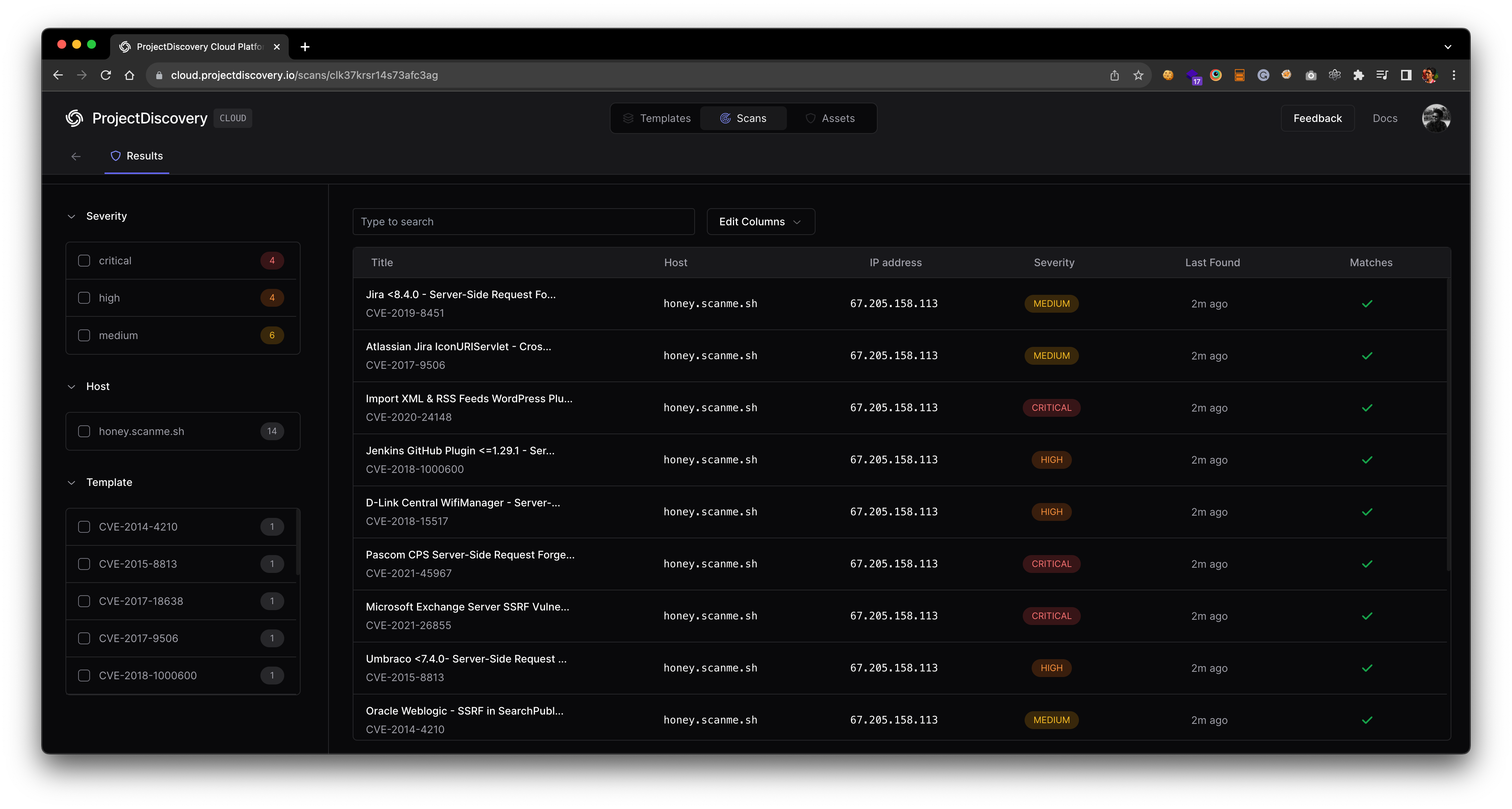 PDCP Result Dashboard