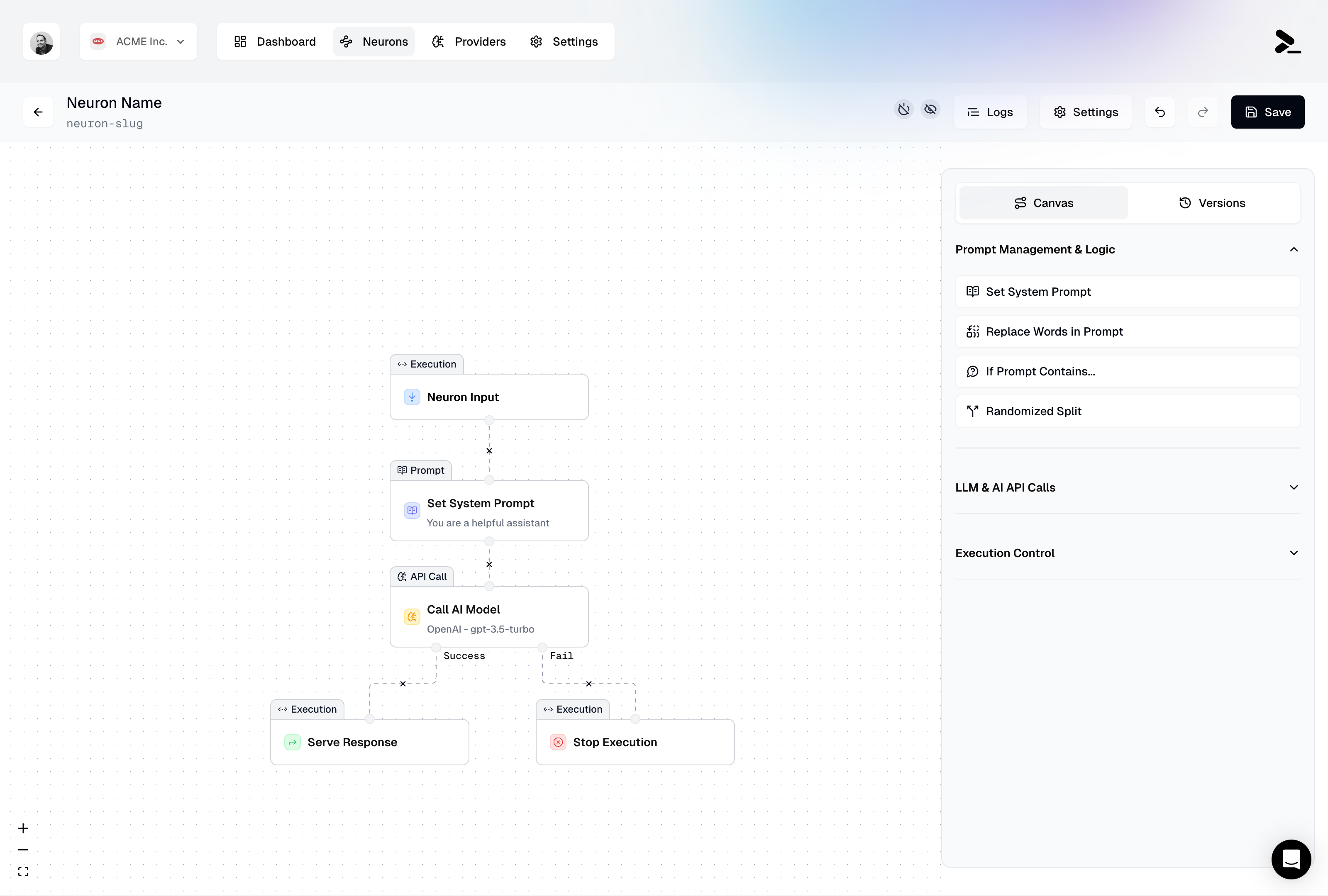 Neuron Editor Canvas