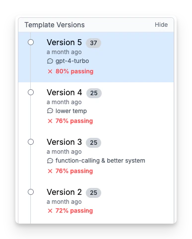 Version Scoring
