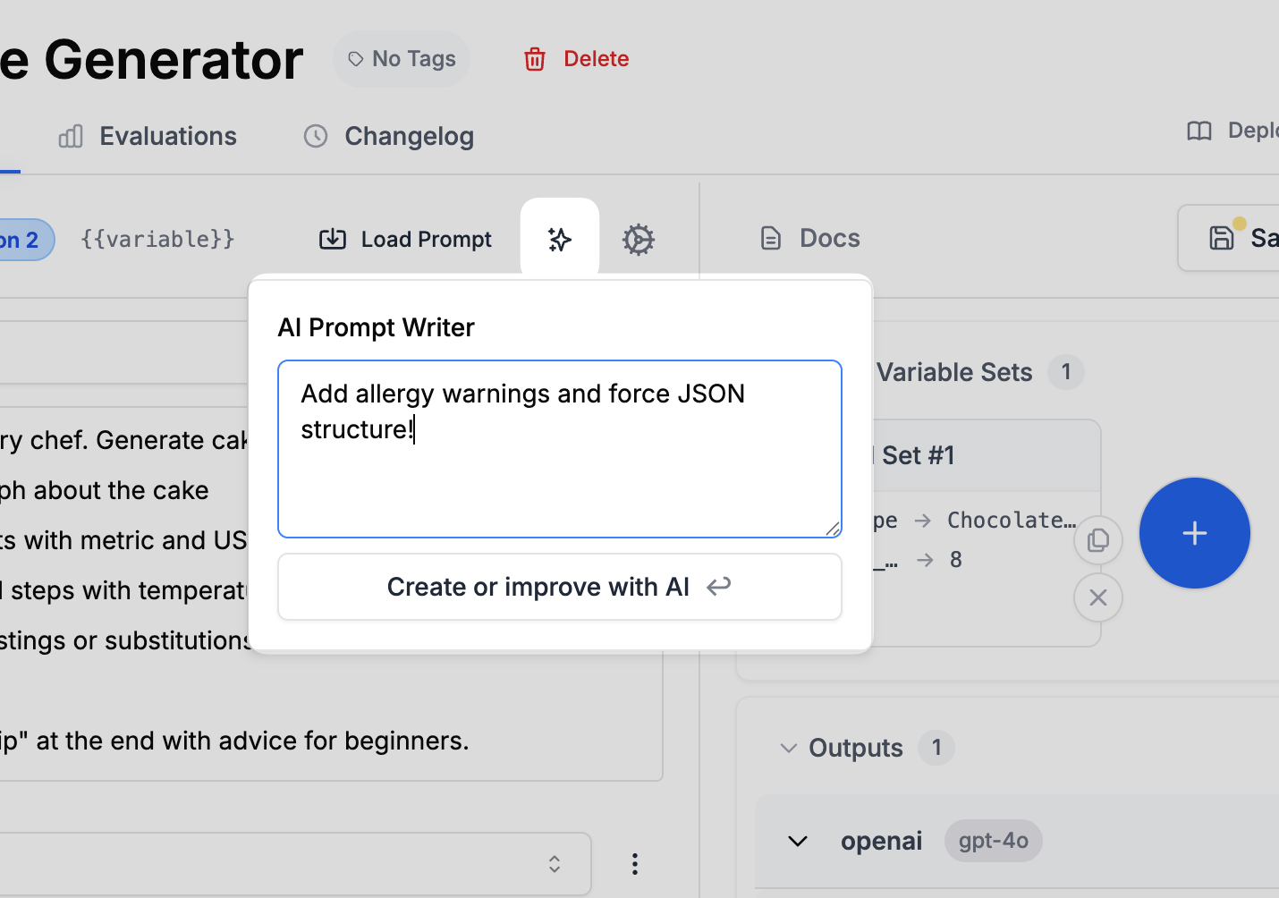 AI prompt writer