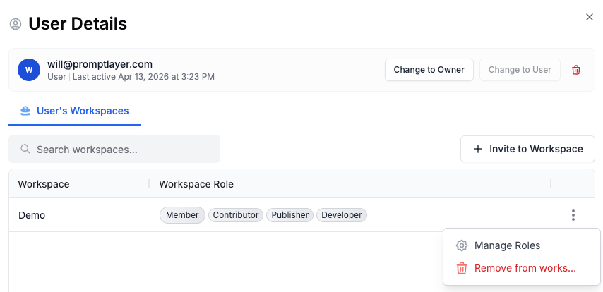 Manage Roles