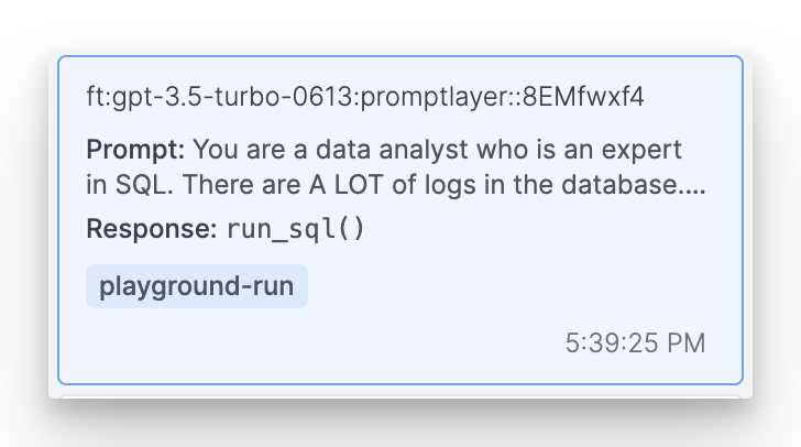 Try out Fine-Tuned Model