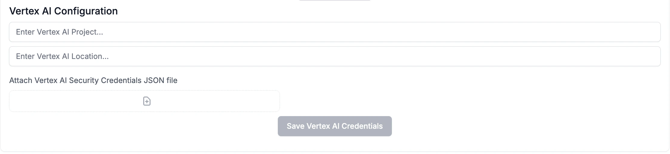 vertex-ai-configuration